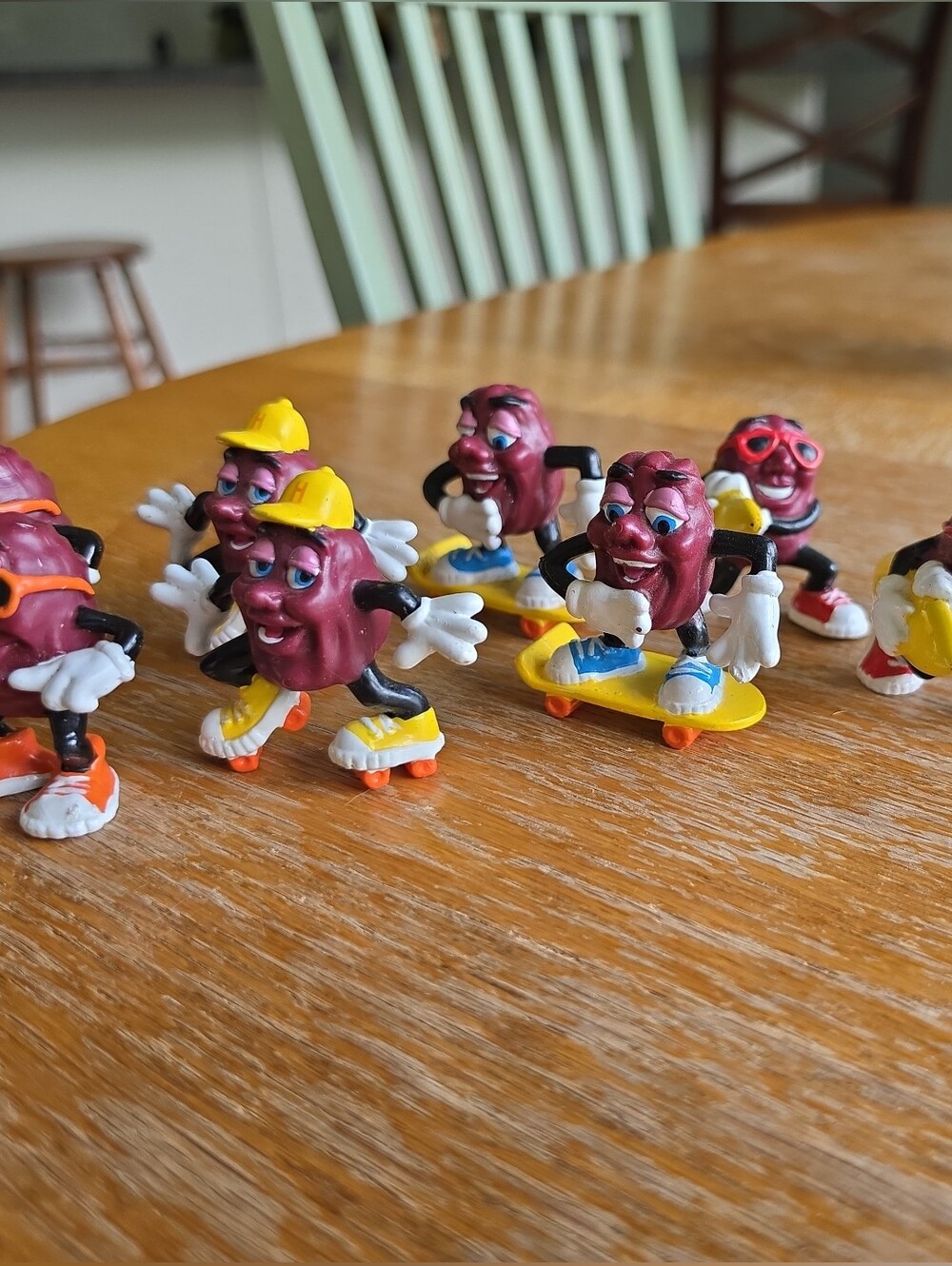 Vintage California Raisins Figures 1987 Lot of 9.  APPLAUSE CALRAB